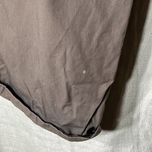 Cartonnier Anthropologie Olive Green Paperbag Tie Waist Cotton Pants size 2 - Picture 5 of 11